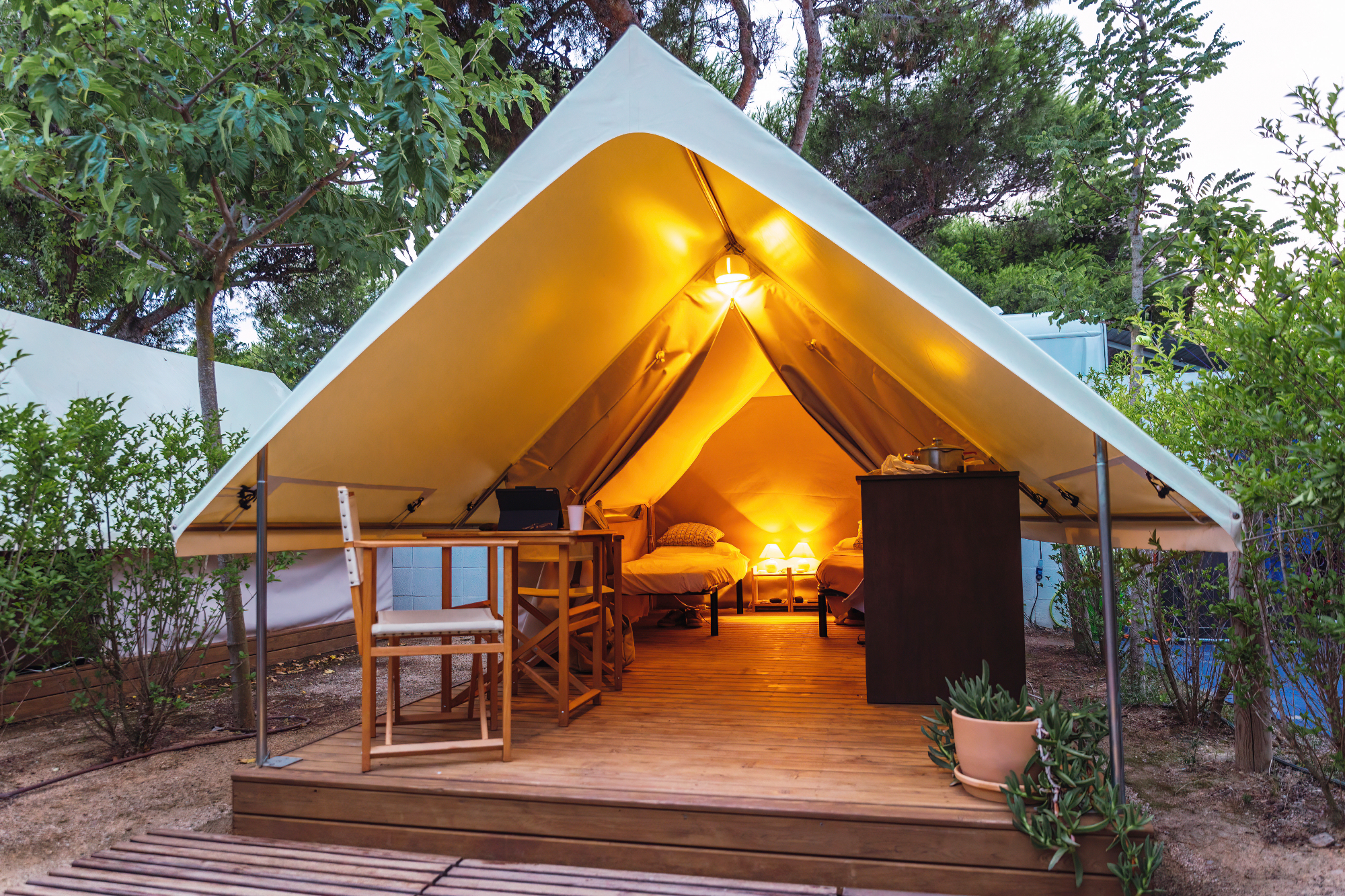 Last minute glamping me je še kako rešil
